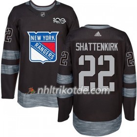 New York Rangers Trikot Kevin Shattenkirk 22 1917-2017 100th Anniversary Adidas Schwarz Authentic - Herren